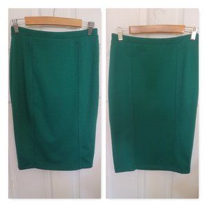 Green pencil skirt